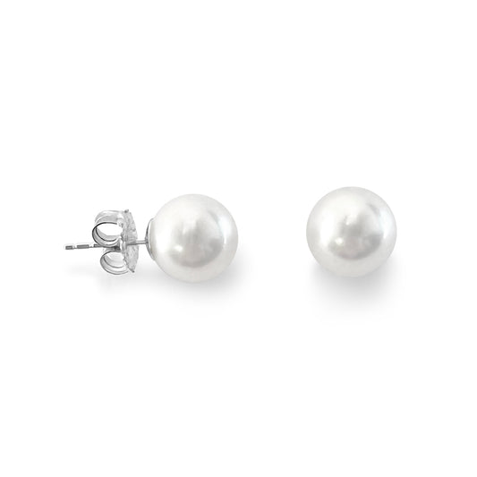 South Sea White Cultured Pearl Earrings